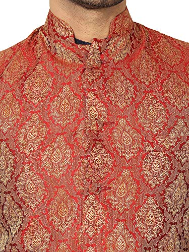 Image of UnM Men Silk Blend Classic Kurta Set