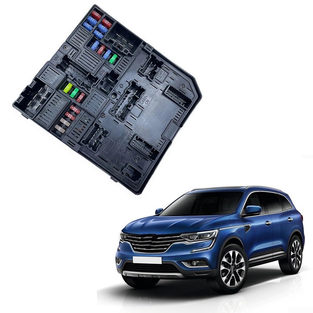 Módulo de caja de fusibles BSM 284B67853R Unidad de control eléctrico para Koleos II para Kadjar, Centro de distribución de energía de plástico ABS y sistema de gestión de vehículos