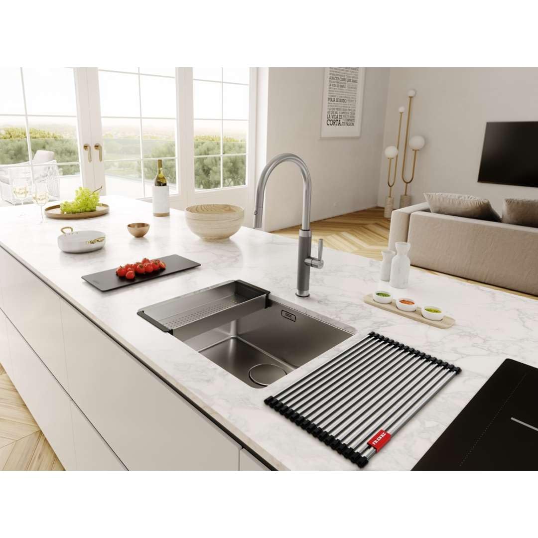 Franke 115.0711.554, Grifo de cocina Mythos Masterpiece pull-out spray, Stainless steel
