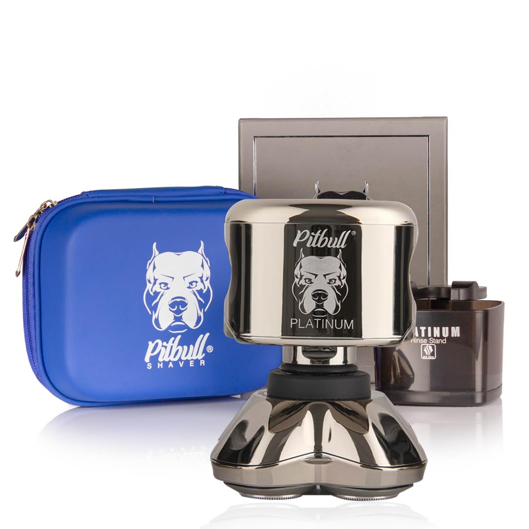 Skull Shaver Pitbull Platinum Pro:Head Shaver for Men - Bald Head Shavers with Wet/Dry Technology, Ergonomic Design, Travel Lock, and Accessories. Perfect Grooming Kit & Gift. (B081B874K5) Amazon Price History, Amazon Price Tracker