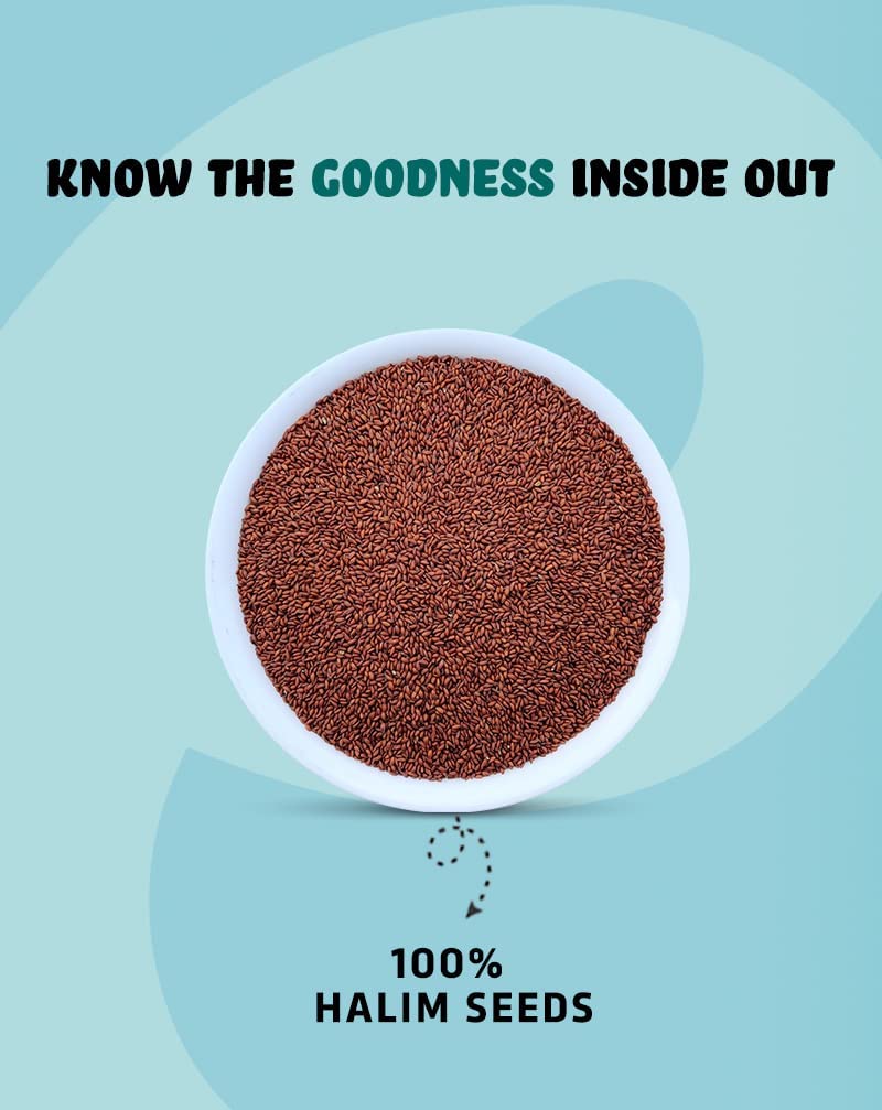 Halim Seeds 250g - Aliv Seeds | High in Fibre and Omega 3 | Garden Cress | Haleem Seeds | Immunity Booster Superfood