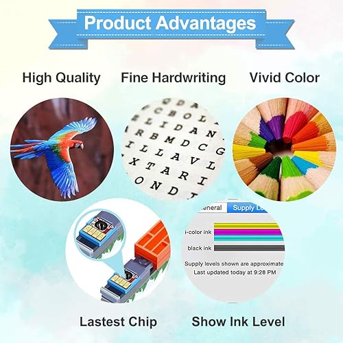 Miniatura 6 de AceInk Compatible con cartuchos de tinta HP 564XL, 30 paquetes (6BK6PBK6C6M6Y) para impresora Deskjet 3070A 3520 Officejet 4610 4620 4622 Photosmart