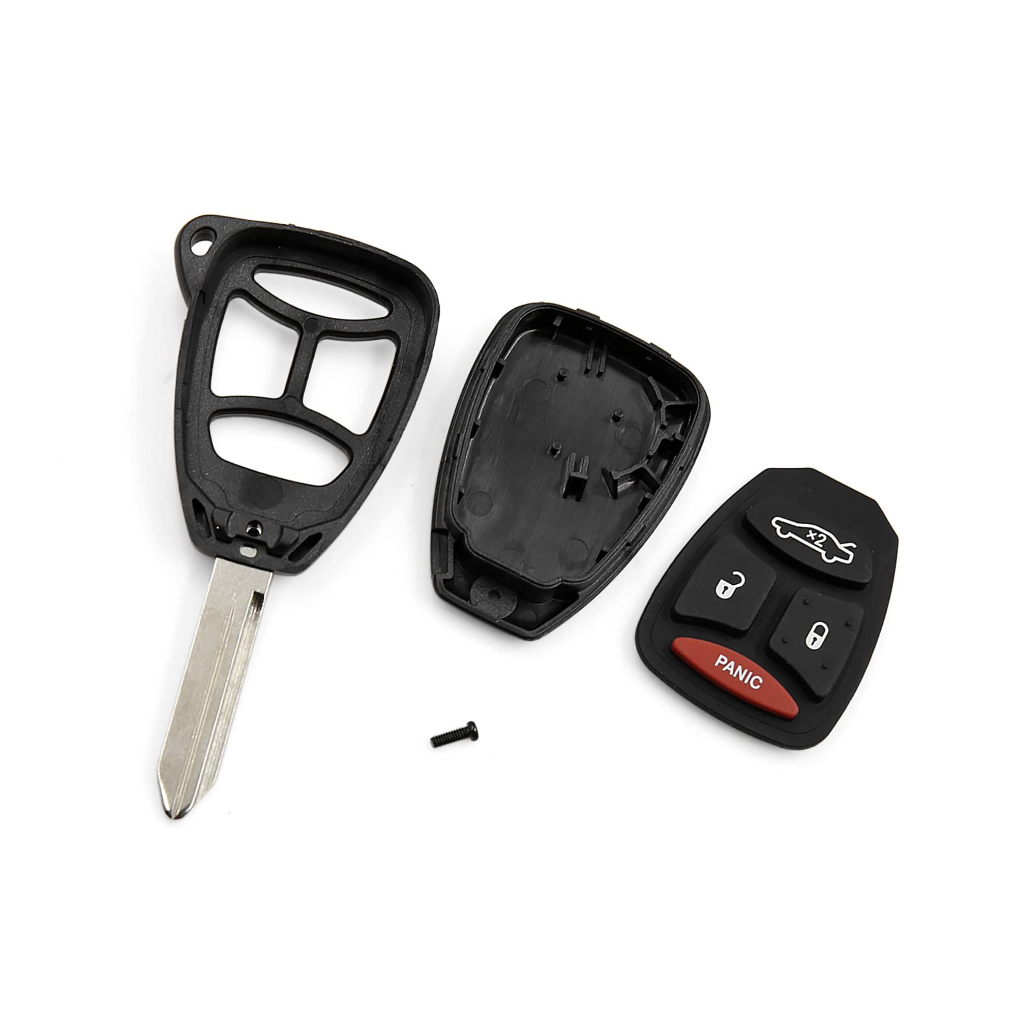 VGOL Afstandsbediening Sleutel – 433 MHz 3-knops Voor Jeep Grand Cherokee En Comandante 2005-2007