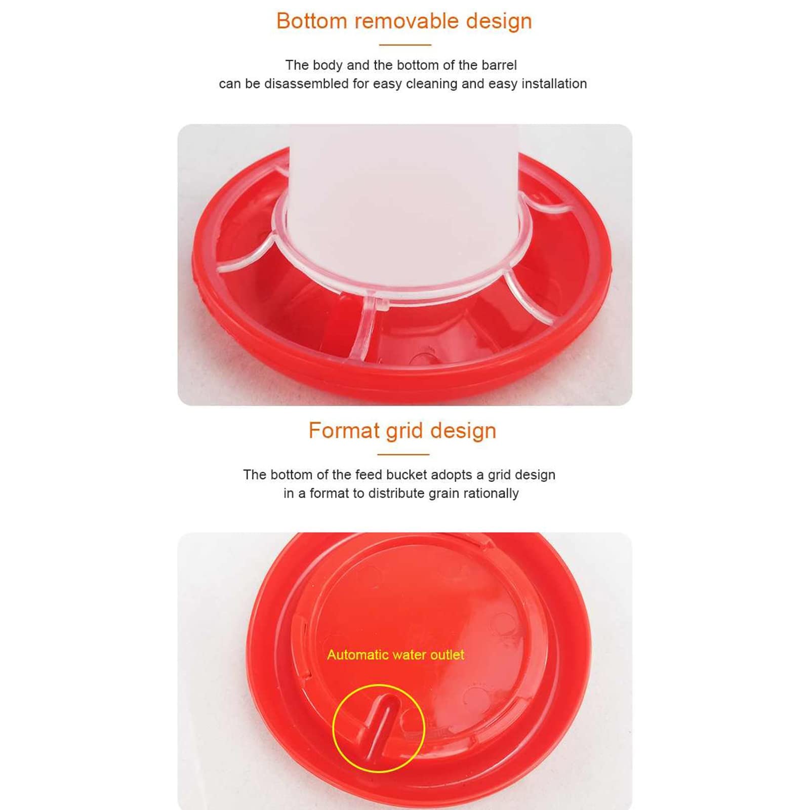 Baby Chick Feeder Waterer Kit for Poultry Feeding for Up to 6 Chicks Safe Easy to Clean Practical for Brooder Waterer and Feeder Baby Chick Waterer Jar for Brooder No Drown Small