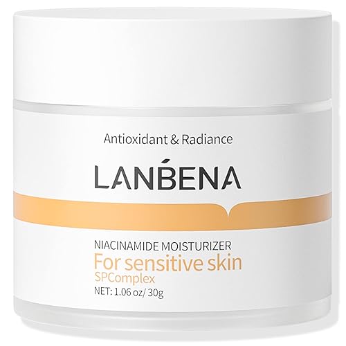 LANBENA Crema facial de niacinamida, hidratante diario para todo tipo de piel, sin aceite y fragancia, día y noche (1.06 oz  30g) disponible en Yaxa Colombia