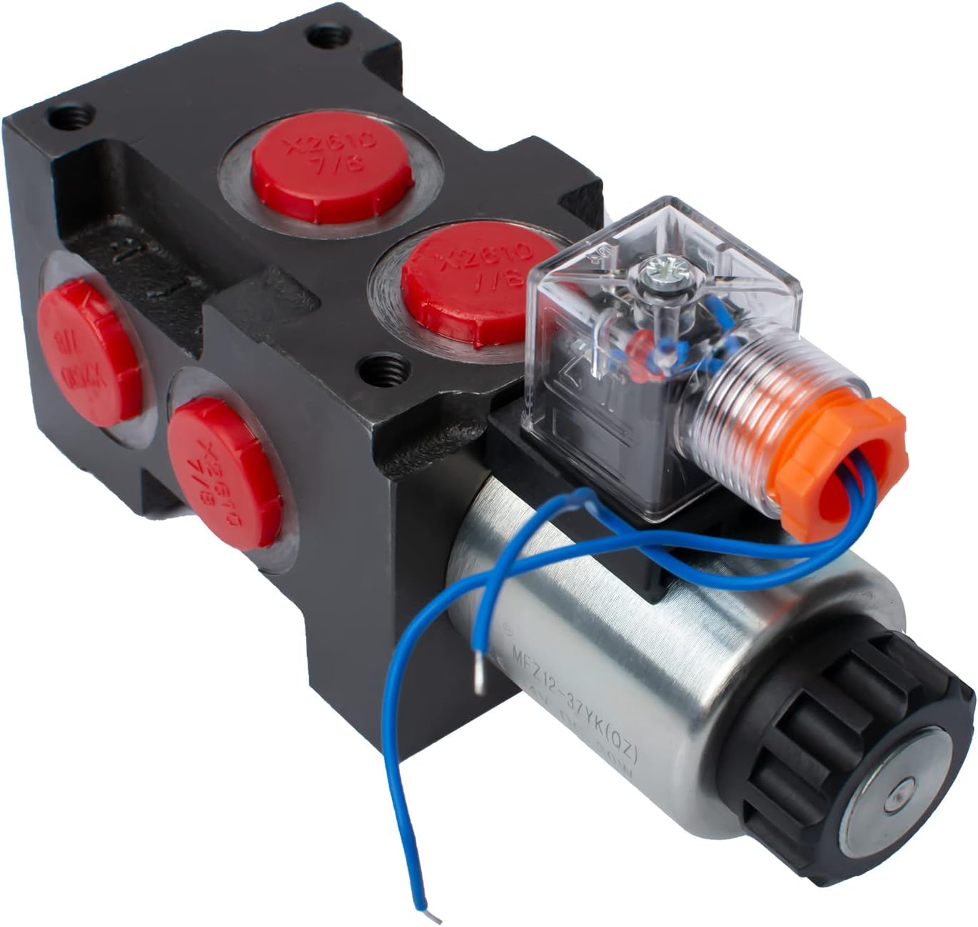 INPANOLS Hydraulic Solenoid Diverter Valve, 13GPM DC12V Hydraulic