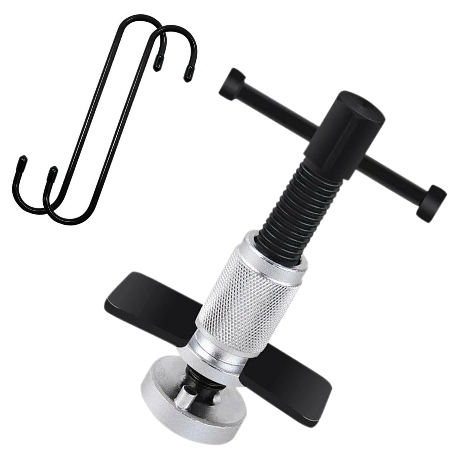 ZurligiCar Disc Brake Caliper Piston Rewind Tool Set, Includes Hanger Hooks and Rewind Tool, Durable and Efficient Tool for Rear Brake Pad Replacement, Universal Fit for Most Vehicles
