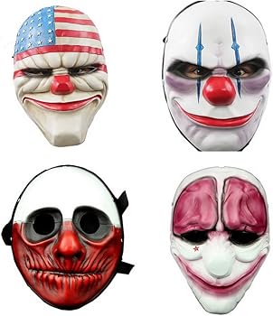 PAYDAY2 マスク 4点セット PAYDAY2 マスク 4点セット Payday 2 Mask Bundle Thick Resin | eBay