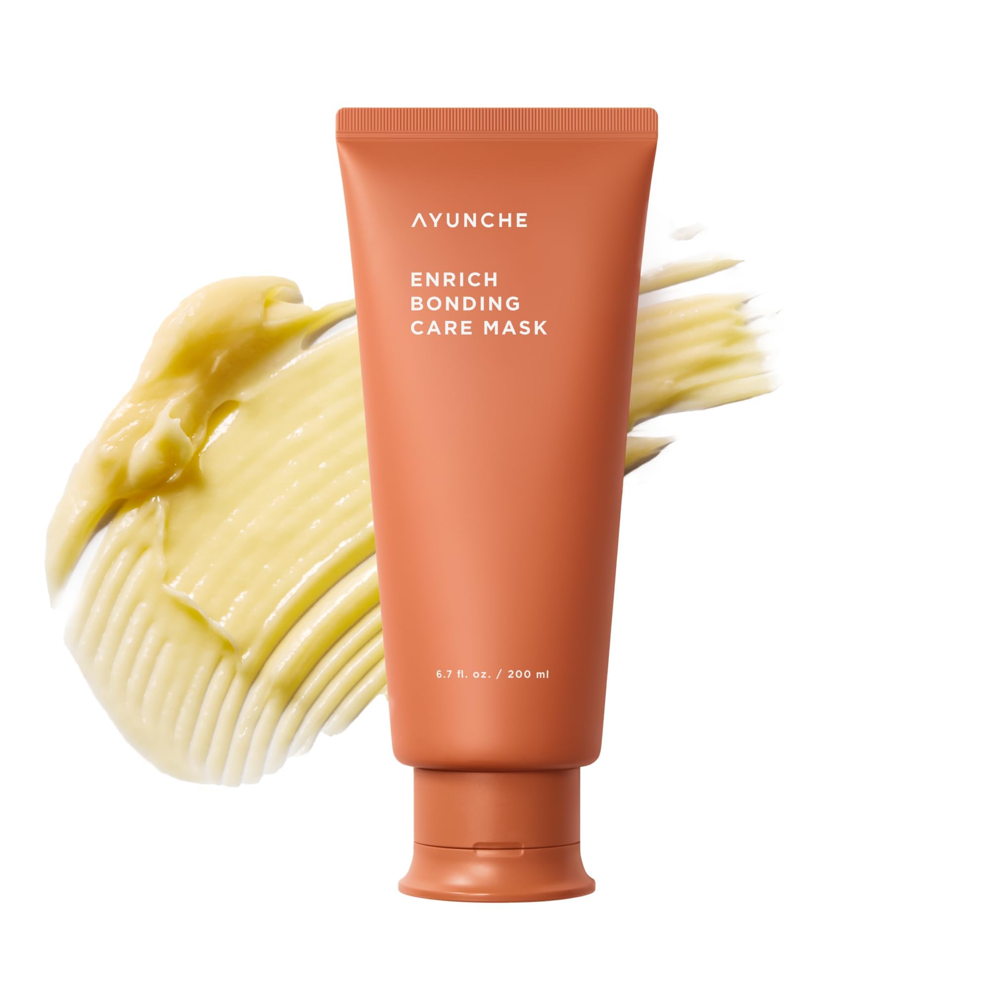 Enrich Bonding Hair Mask 6.7 fl oz (200ml) [For Dry & Damaged Hair] | Firming and Nourishing Deep Conditioner | Hydration & Anti-Frizz Hair Pack | Korean Salon Brand