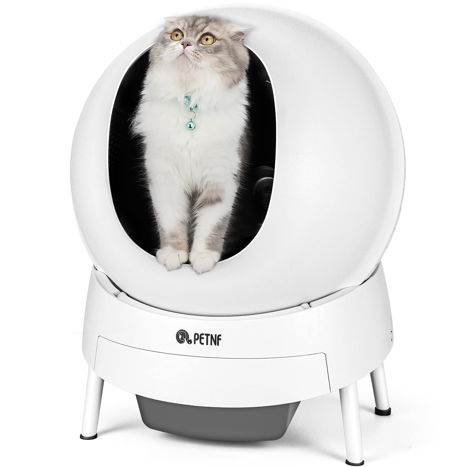 Buy Self Cleaning Cat Litter Box, No More Scooping Automatic Cat Litter Box with InfraRed