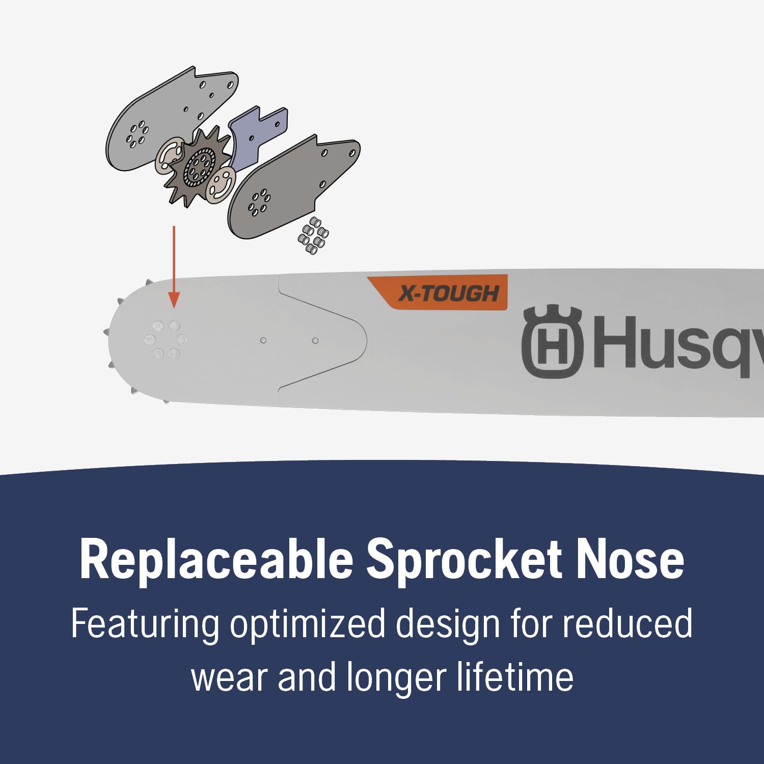 Amazon.com : Husqvarna X-Tough 18 inch Chainsaw Bar, .325