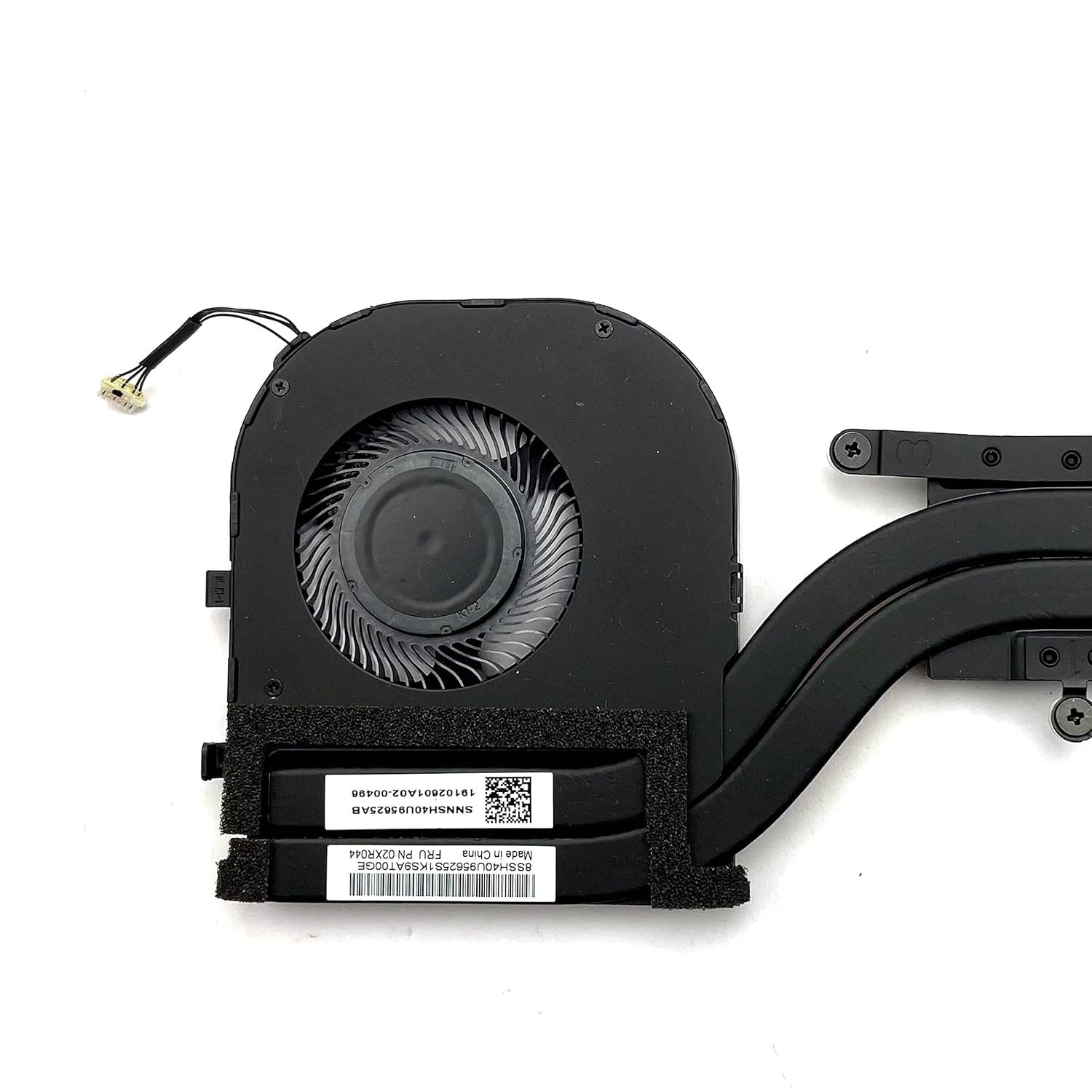 DC5V CPU+GPU wentylator chłodzący z zamiennikiem radiatora do laptopa Lenovo ThinkPad P1 Gen 2 P/N: 02XR044 02XR043