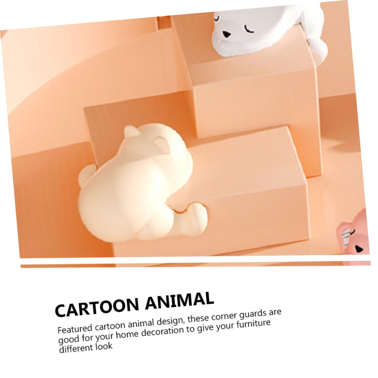 Toyvian 40piezas De Esquinas para Bebés De para Mesas De Protección De Muebles Diseño De Animales Seguridad Infantil y Anticolisión