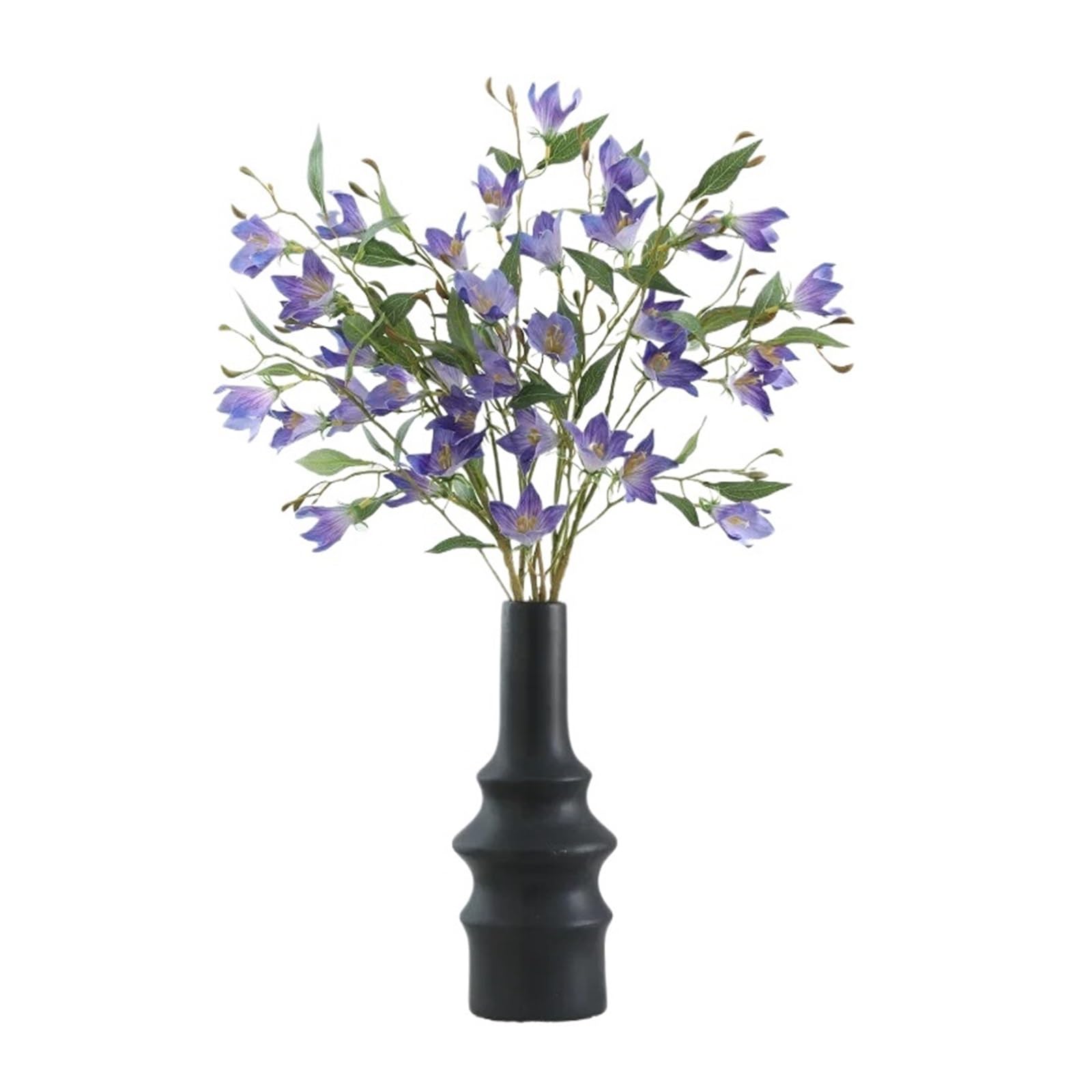 Sztuczne kwiaty i rośliny, Sztuczny jedwabny kwiat Lisianthus opakowanie 6 sztuk wielokolorowe(White)