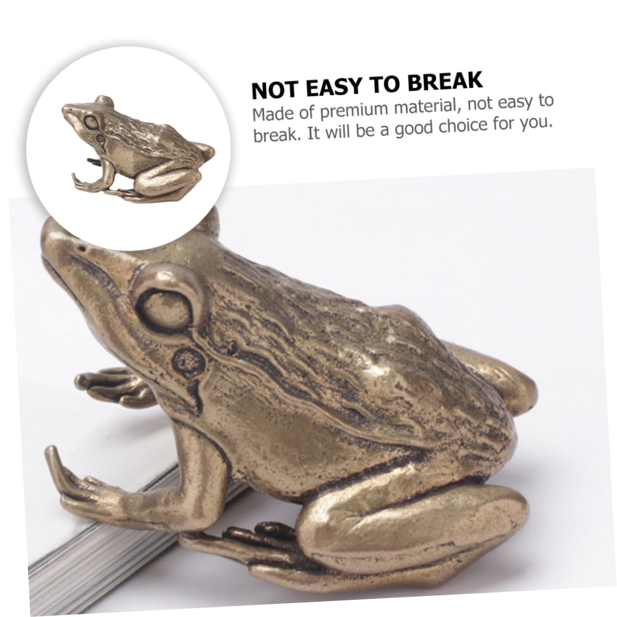 Lampe De Bureau Art Nouveau En Laiton Avec Grenouille, 1930s En Vente Sur