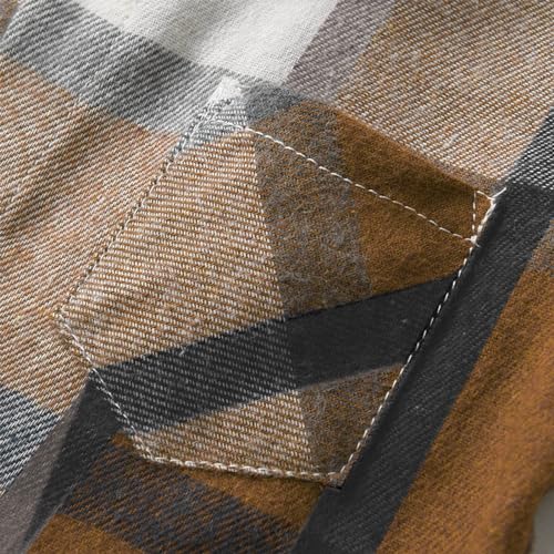 Toddler Baby Boys Classic Plaid Flannel shirt Short sleeve button down shirts Top Summer Casual Outwear Clothes3