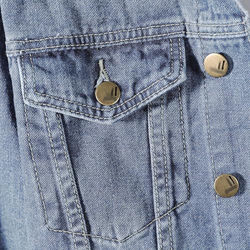 Chaqueta de mezclilla para hombre estilo tractor vintage miniatura 5