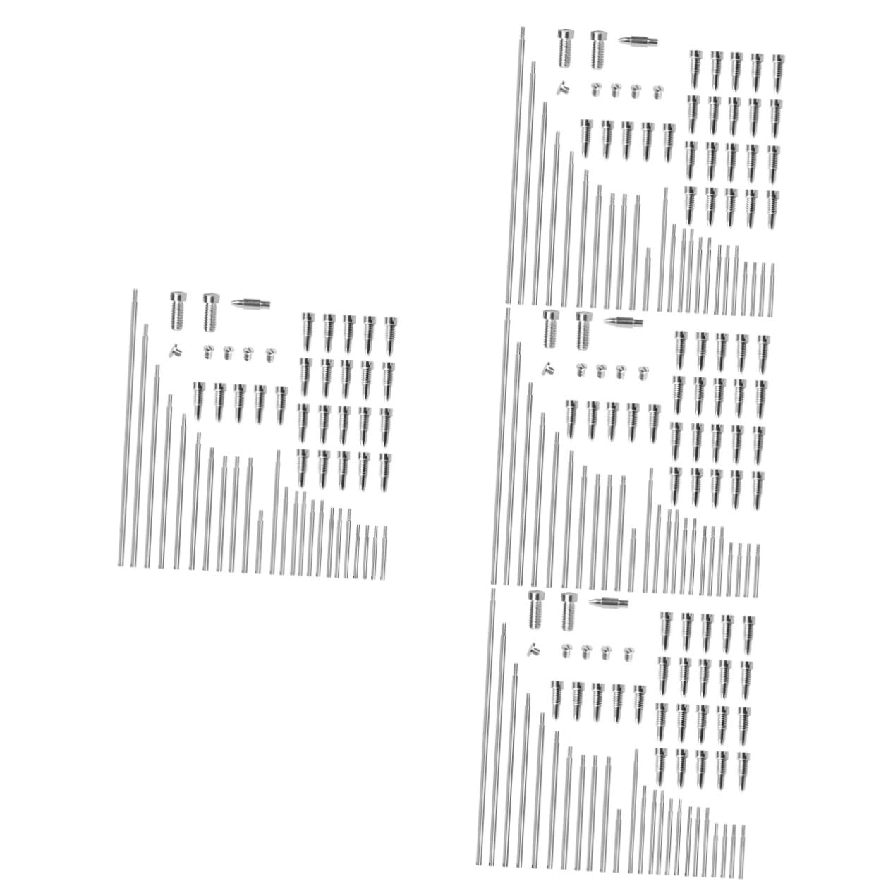 HEMOTON 4 Set Di Parti Di Riparazione Per Sassofono Viti Di Ricambio Per Sassofono Soprano Bacchette Chiodi Strumenti Per La Pulizia Kit Di Accessori Per Strumenti