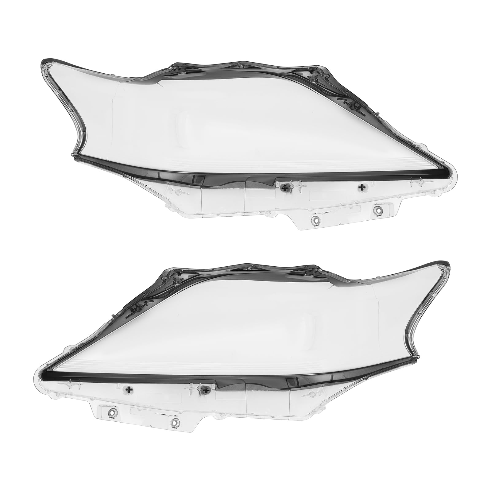 kitneed A Pair of Front Headlight Lens Covers for Lexus RX350 RX450h 2012 2013 2014 2015 Left Driver and Right Passenger Side Headlight Covers
