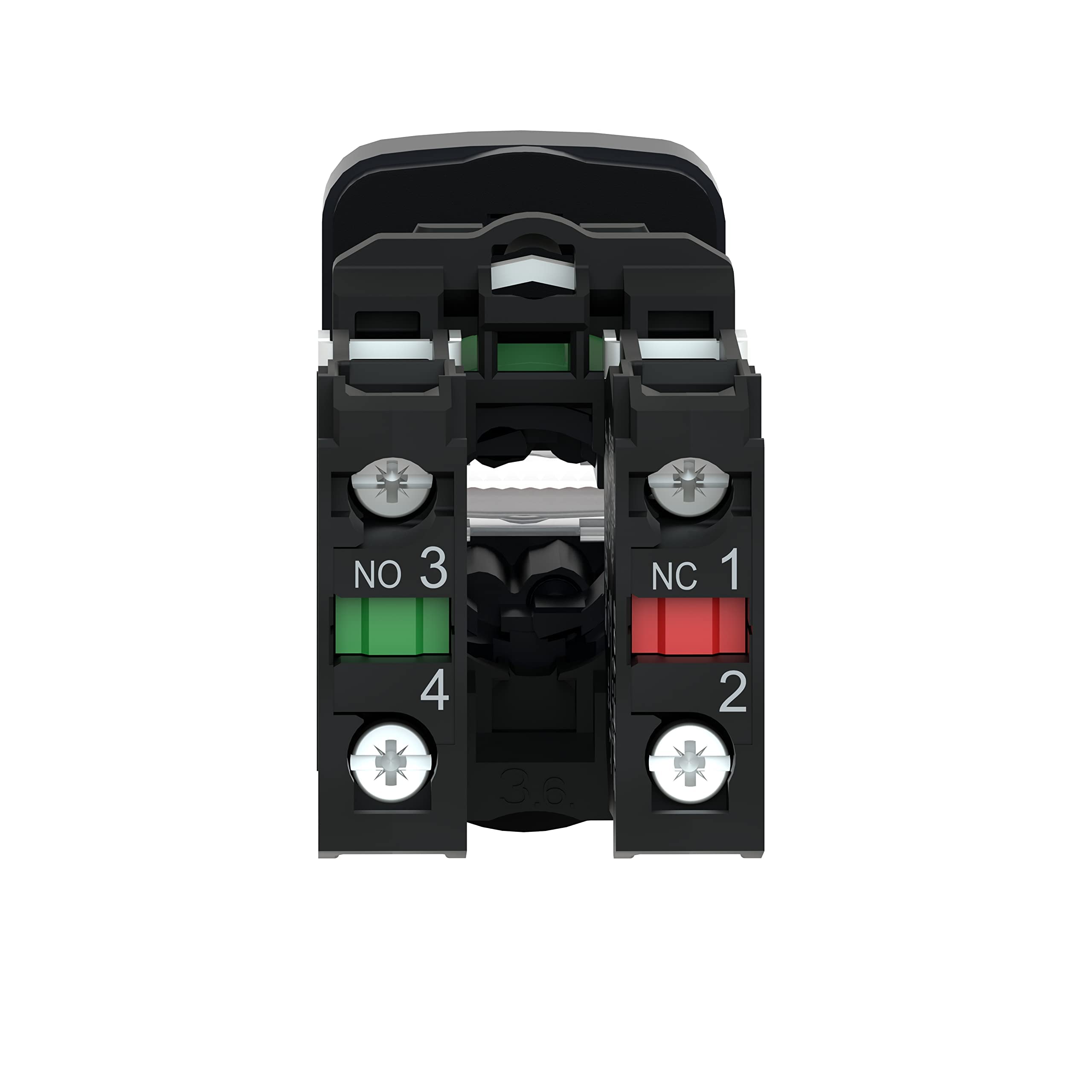 PULS LUM DOBLE VE/RO SAL LED 24V 1NA+1NC
