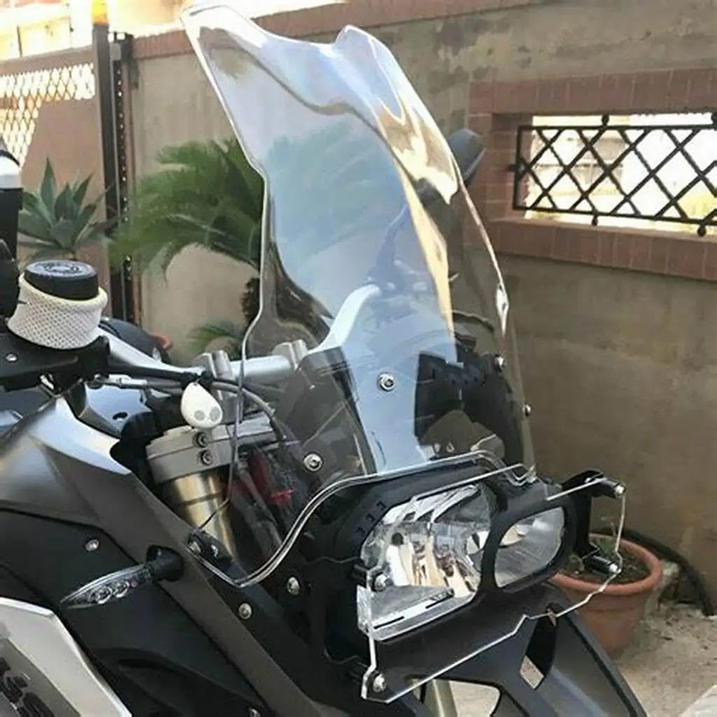 Dla BMW F800GS F650GS 600GS 800GS 2008-2016 Owiewka Motocyklowa Deflektor Przedniej Szyby Motocykla(Smoke Black)