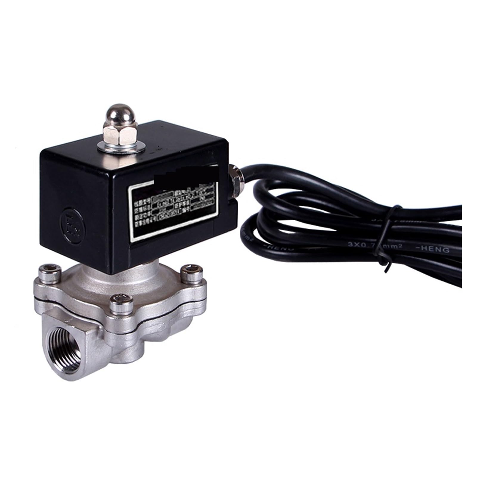 LNHHG 3/8" Normally Closed Explosion Solenoid Valve DN10 304 Stainless Steel Solenoid Valves For Gas