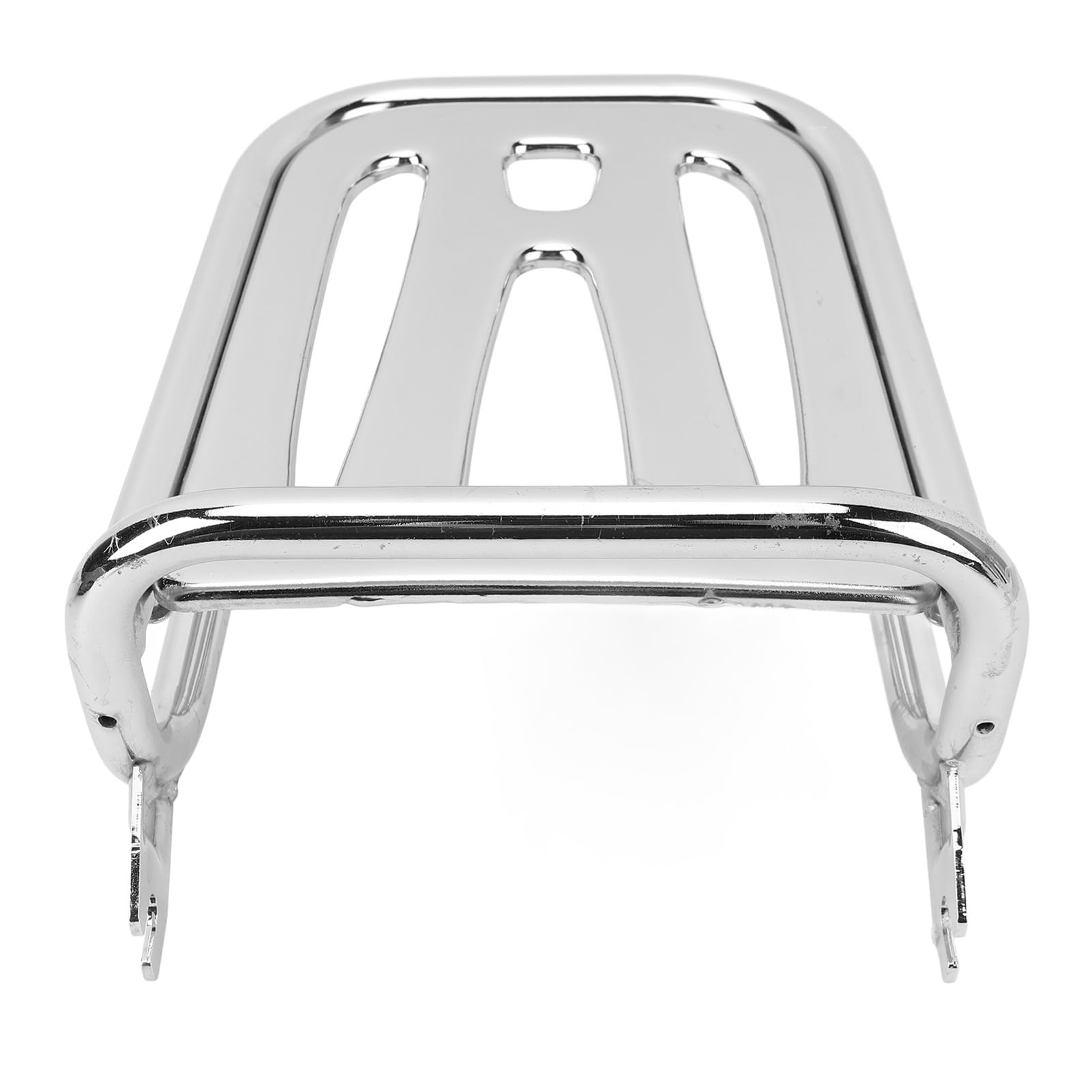 Chrome Rear Luggage Rack, Motorcycle Rear Luggage Shelf, C125A Super Cub 125 2019-2024, OE 08L70 K0G 900, Easy Installation, High Strength Material, Chrome Design