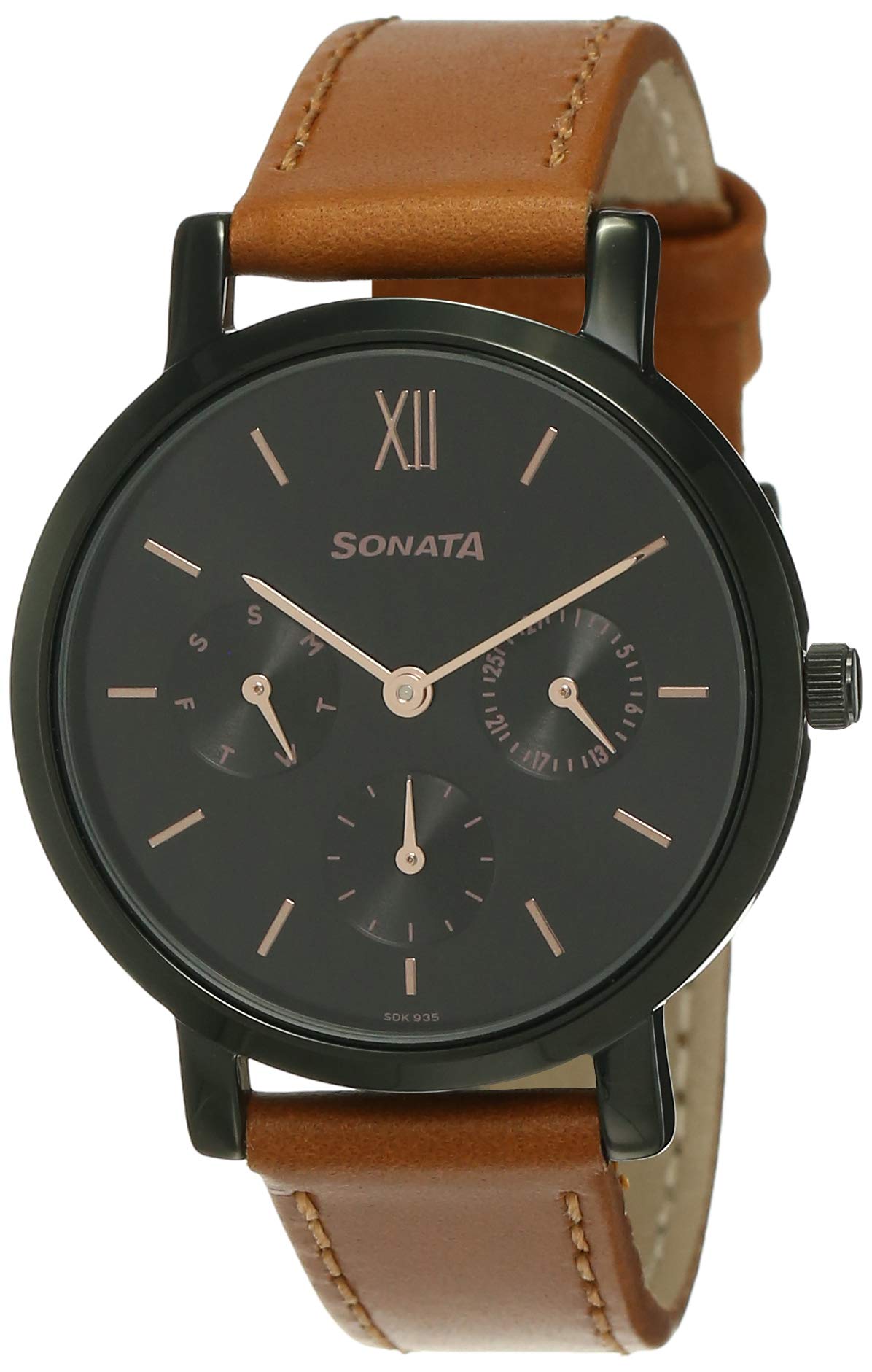 Sonata Multifunctions Blue Dial Women Watch With Leather Strap-NR8164NL03 (B08Q3J2ZT7) Amazon Price History, Amazon Price Tracker