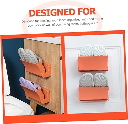 Miniatura 9 de GATHINESS Wall Mounted Folding Shoe Rack Shoe Organizer over The Door Zapateras Organizer for Shoes Wall Mounted Shoe Organizer Hanging Shoe Rack