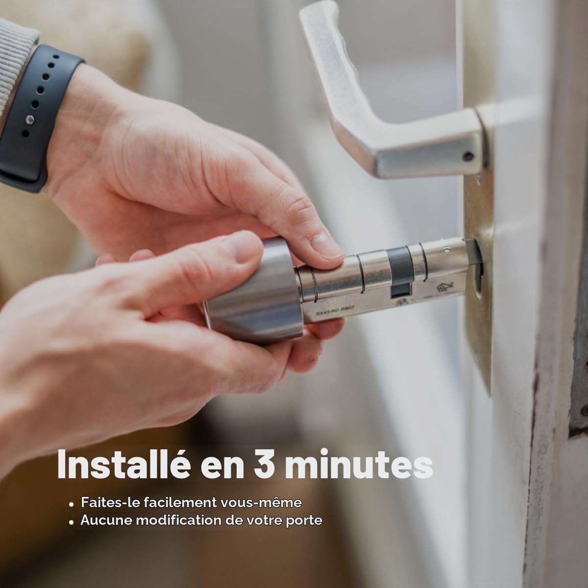 Bold Smart Lock - Cylindre de serrure SX-33 - Bold Connect - Bundle