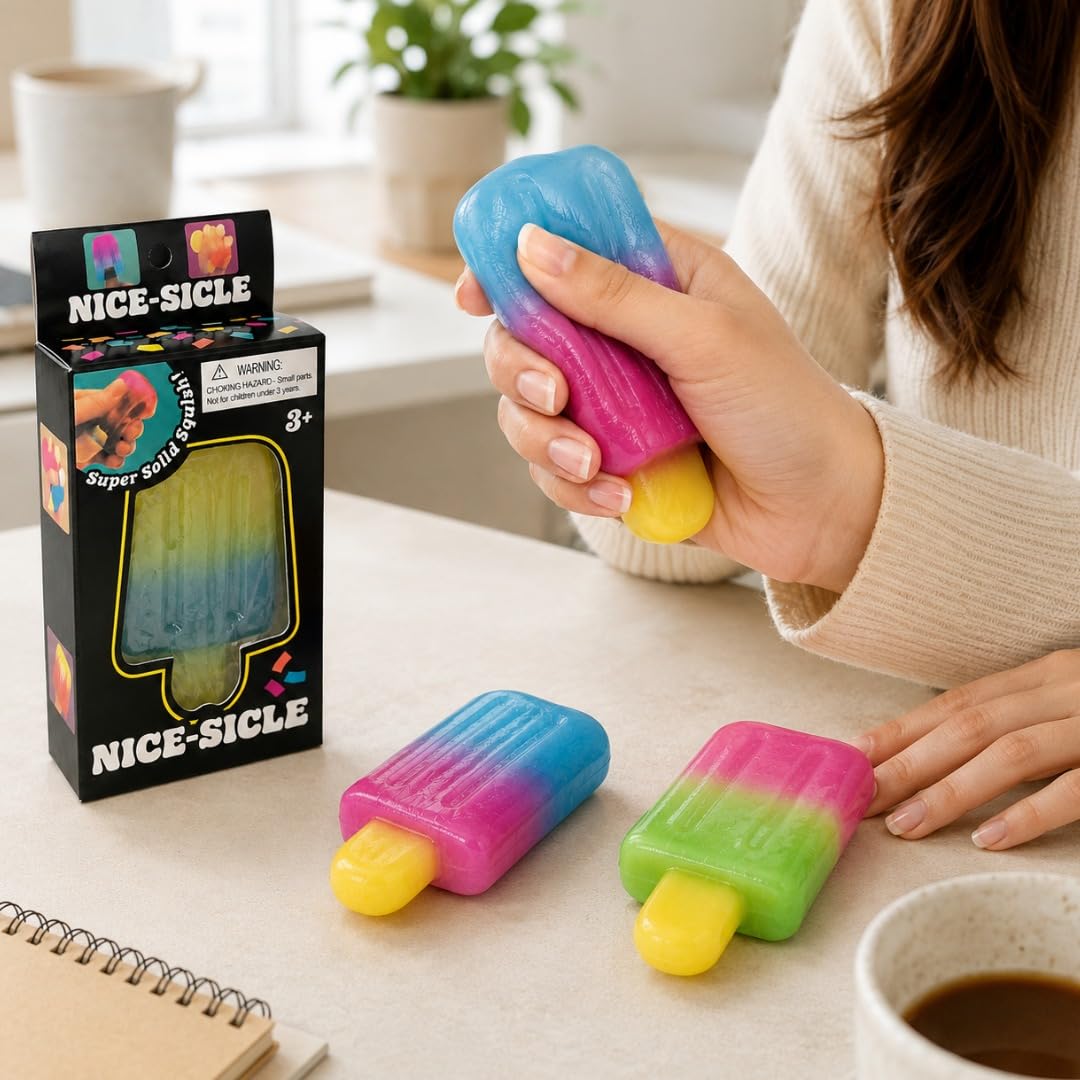 Wanna Party Ice Cream Squishy - Stress Relief Toy -7