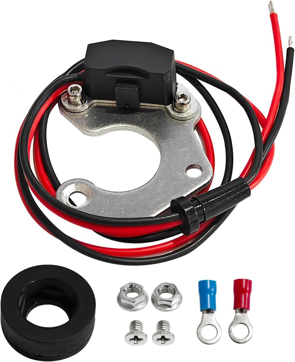 1442 12V Electronic Ignition Conversion Kit Fits for IHC 4 Cylinder - Replace Factory Single Point 353898RI Distributor