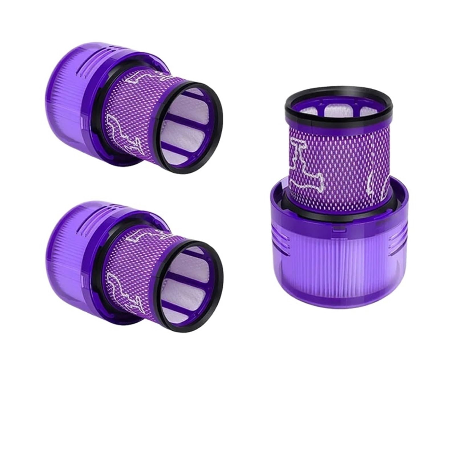 Filtro HEPA for aspiradora inalámbrica, Compatible con Dyson, V11 V15 SV14(D)
