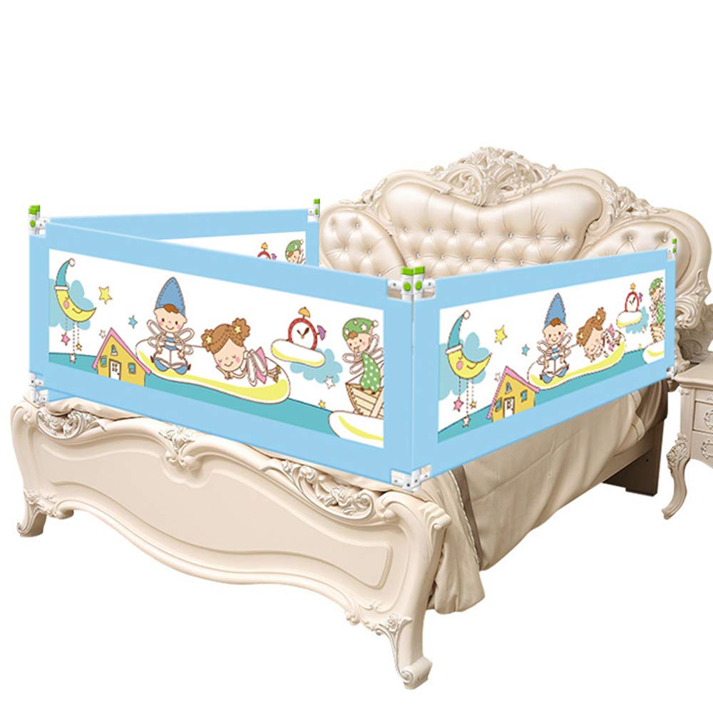 Barandilla de Cama para bebé, Protector de Cama, anticaídas, Lavable, Vertical, elevable, para niños pequeños, Amarillo, 150 cm x 68 cm.
