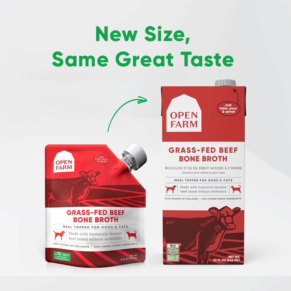 Bone Broth for Cats with Grass-Fed Beef by Open Farm