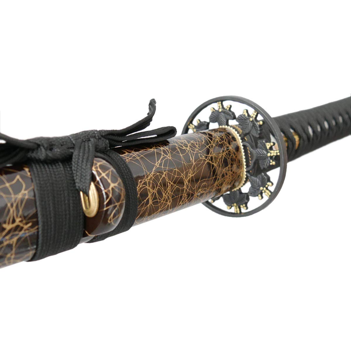 Golden Samurai Katana mit goldfarbener Klinge