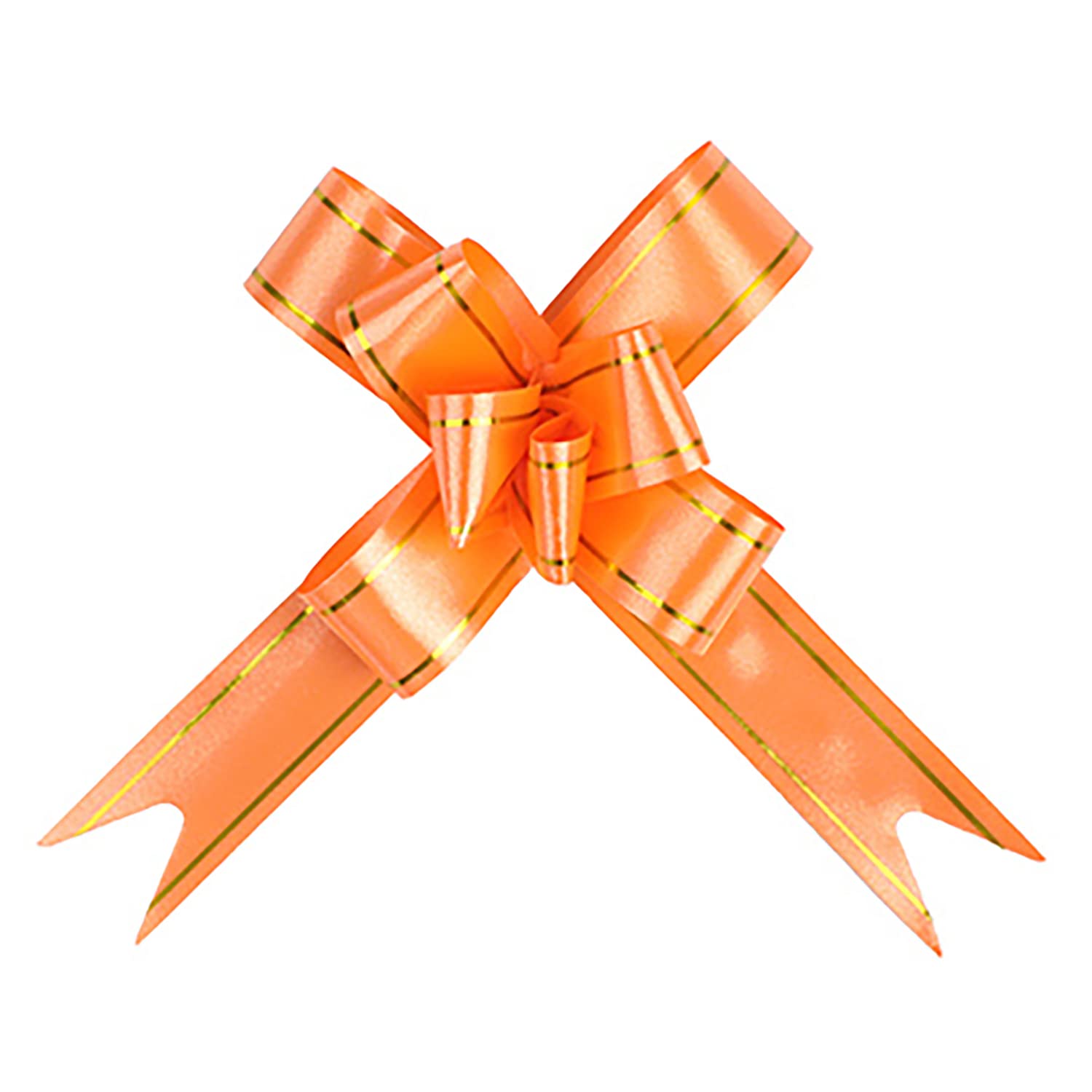 Duża kokarda dekoracyjna, 10 sztuk/partia wstążek do pakowania, kokardki do pakowania prezentów, dekoracyjne kokardy na przyjęcie urodzinowe (czerwone)(Orange)