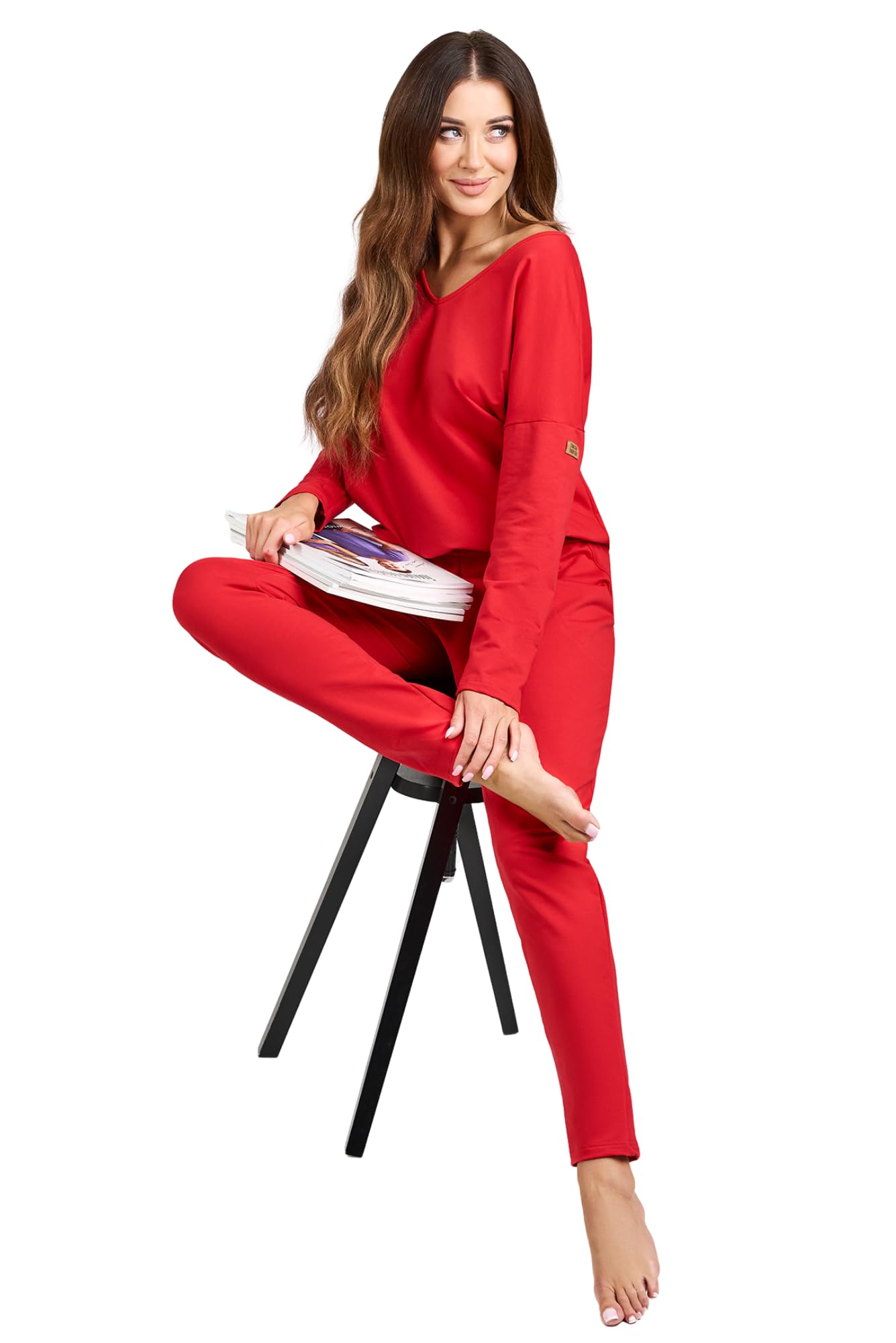 Italian Fashion Tuta Donna Completa Casual | Tute Donna Eleganti | Tuta Sportiva per Autunno Inverno Primavera ed Estate | Completo 2 pezzi con Pantaloni S-XXL