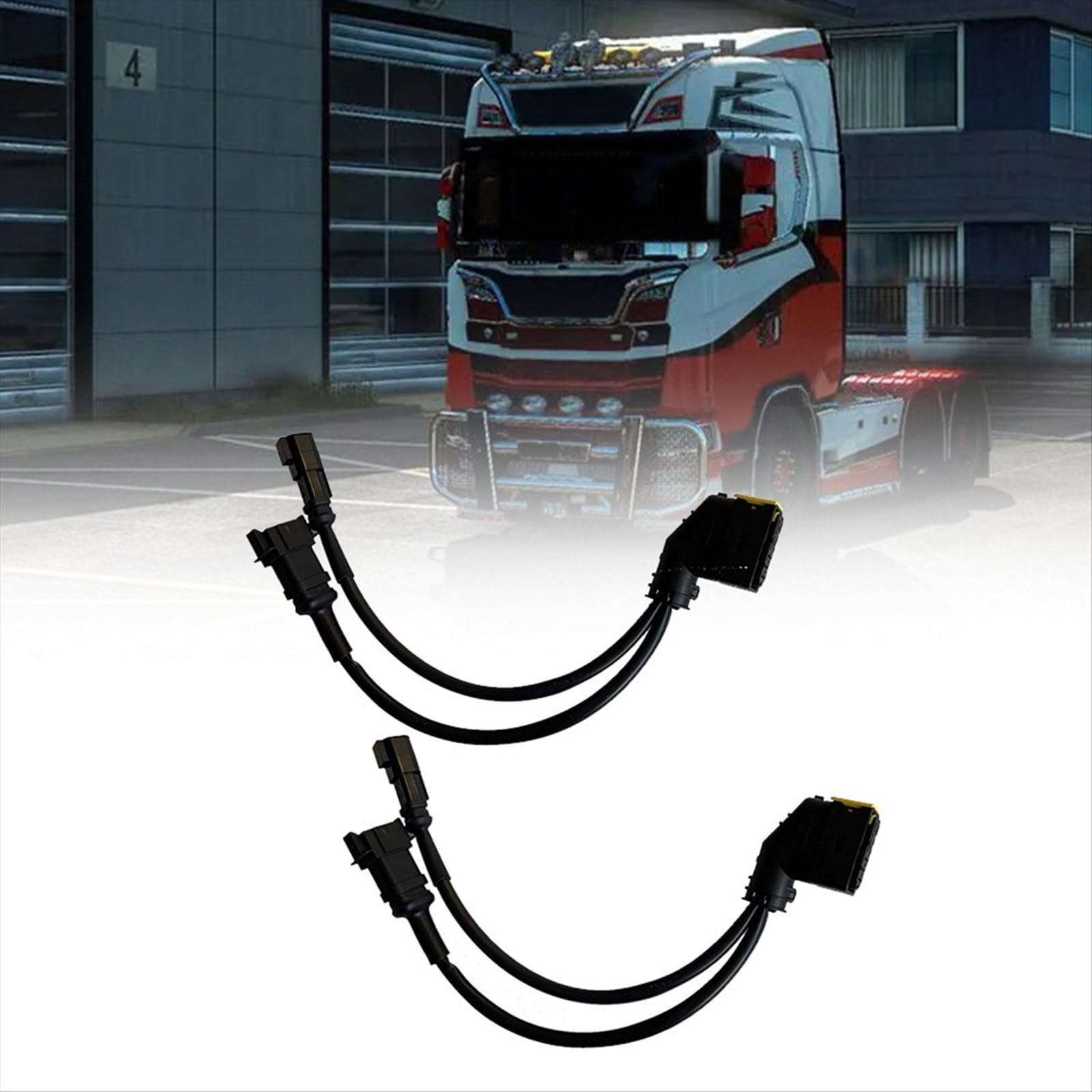 Niezawodny kabel zasilający sprzęgła do szybkiej wymiany w pojazdach użytkowych 2450508 2612292 długotrwały kabel sprzęgła