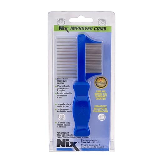 Nix Premium Metal TwoSided Lice Comb, Metal Comb for Head Lice Treatment Amazon.ca Health