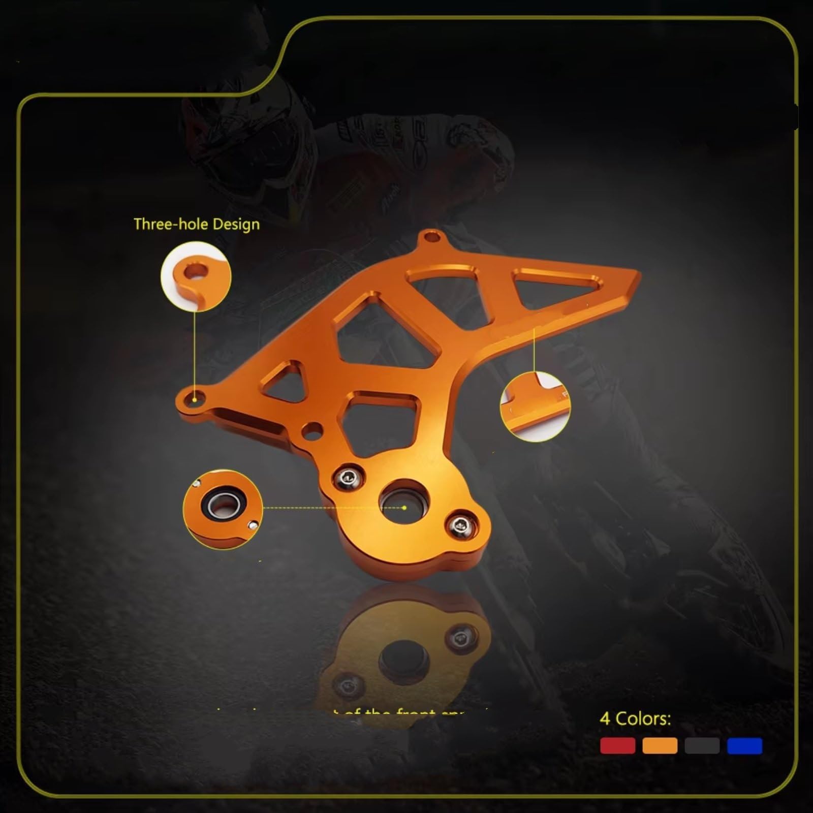Cubierta protectora del piñón de cadena delantera para YAMAHA DT230 Cubierta Piñón motocicleta