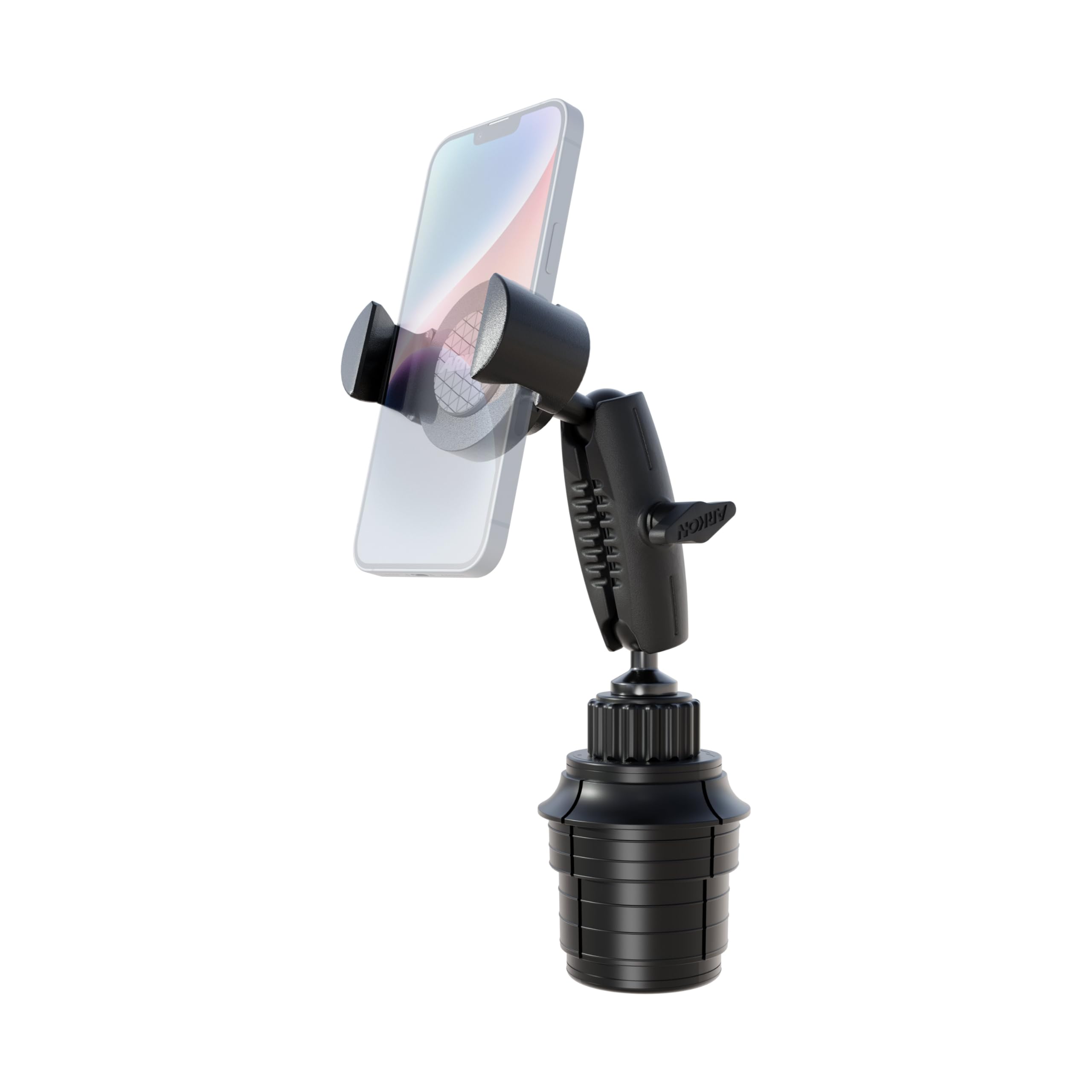 Arkon - Soporte de Coche para iPhone XS XR 8 7 Plus Galaxy Tab, Color Negro