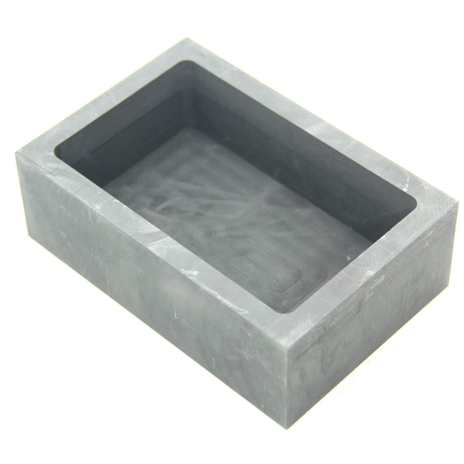 Graphite Ingot Mold, Melting Casting Mould, Silver Ingot, for Gold Silver Aluminum Copper Brass Zinc Plumbum and Alloy Metals,(150x100x50mm-7500g Gold; 3979g Silver)-image-19