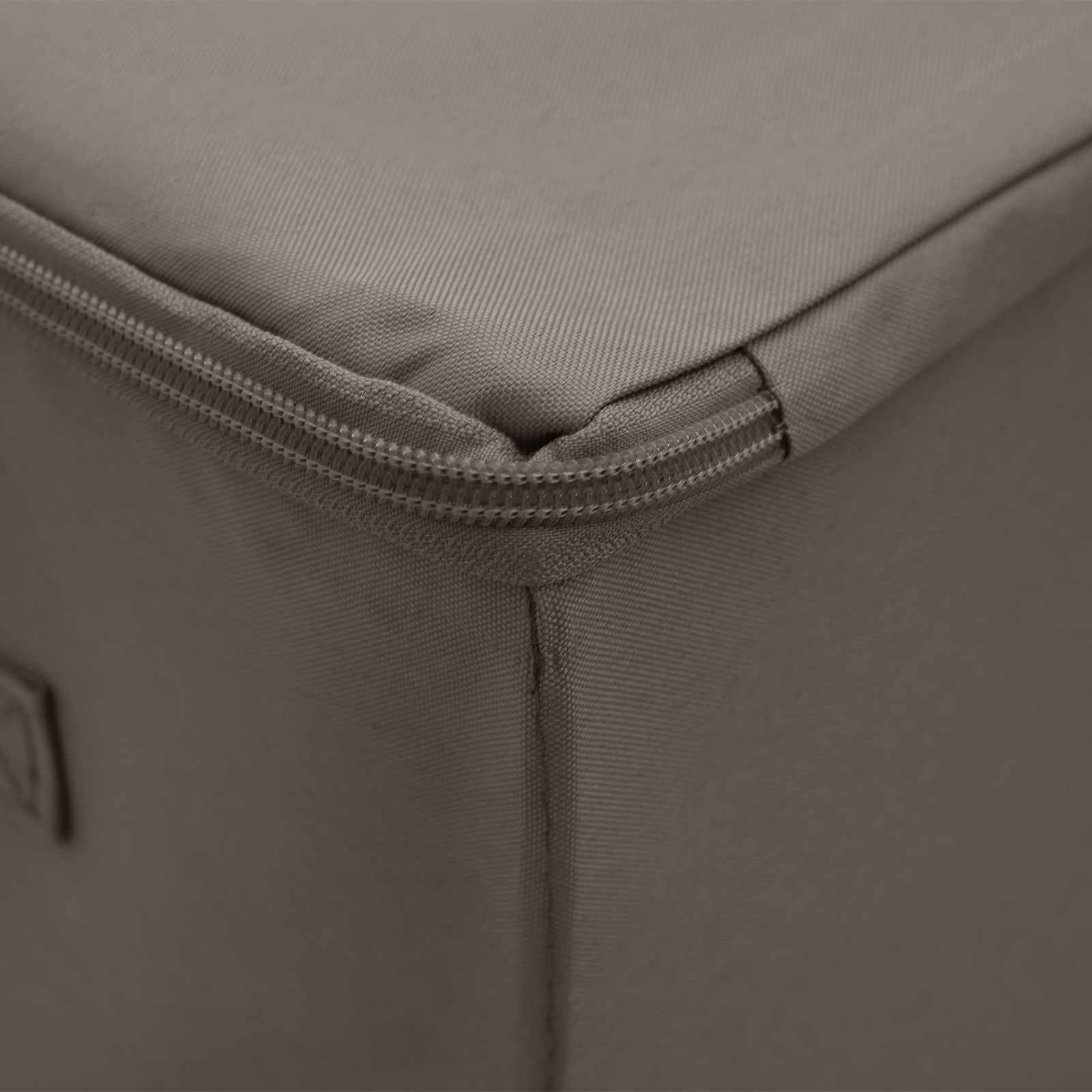 6er Set Aufbewahrungsboxen mit Deckel und Reißverschluss, Faltbare Kleiderbox für Schrank und Unterbett, Stoffbox für Ordnung im Schlafzimmer Anthrazit 55x35x32 cm