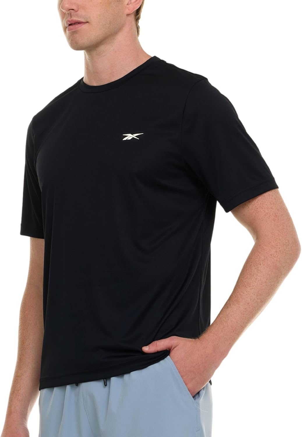 Reebok Rash Guard for Men Short Sleeve, Mens Swim Shirt, Sun Shirt UPF+ 50 UV Protection - Image 6