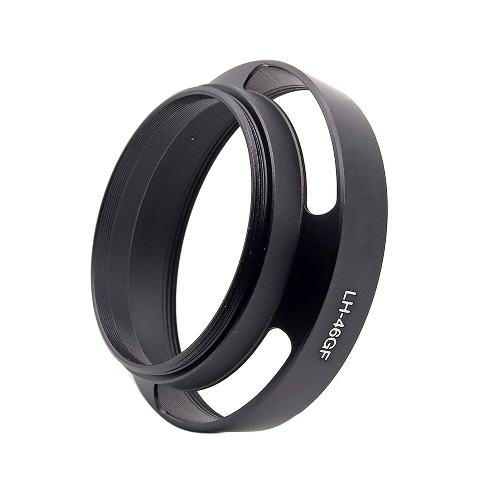 LUMIX 14mm / ワイドコンバーター /レンズフード セット 比較] パナソニック G 14mm / F2.5II 各種レンズフード取付寸法