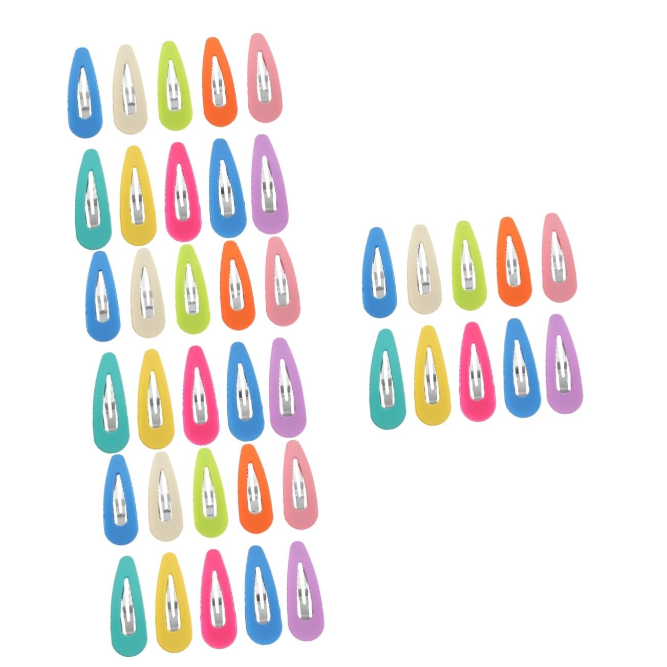 minkissy 40 Piezas Pinza Para El Pelo Con Forma De De Agua Hueca Pinzas Para El Cabello Para Adolescentes Pasadores De Pelo Para Niños Pinzas Pelo Niña Hierro Decorar Bebita Salvaje