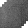 VEVOR Carpet Tiles Reusable, 20"x 20" Carpet Squares with Padding Attached, Soft Padded Carpet Tiles, Easy Install DIY for Bedroom Living Room Indoor Outdoor (20 Tiles, Dark Gray), (55.5 sqft/Box)