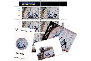Ukraine Stamp, Ukrainian Stamp Featuring Banksy Graffiti