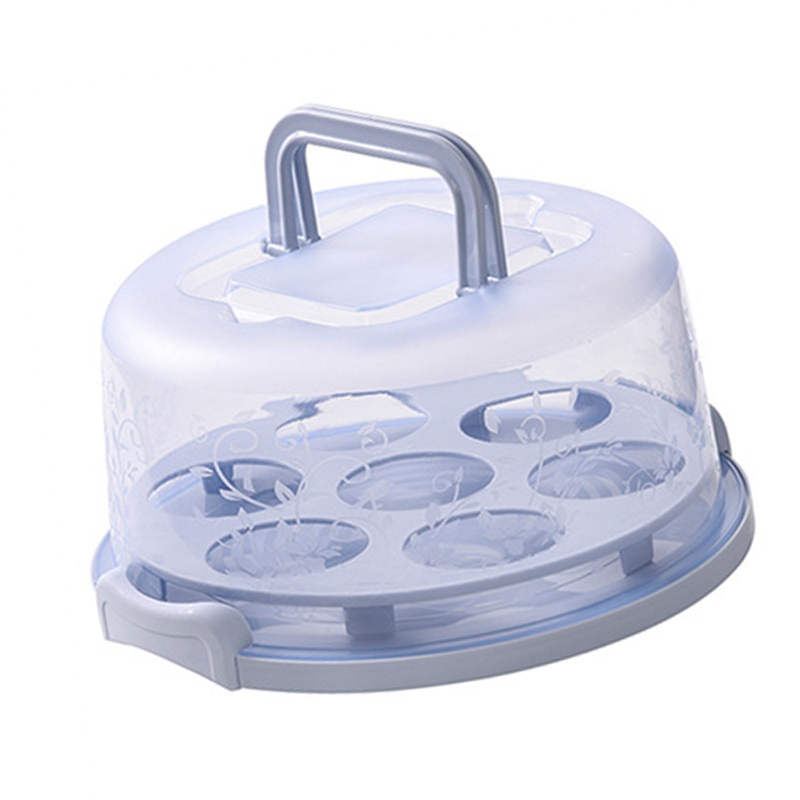 MICFENY Multipurpose Cake Carriers With Lid Convenient Cake Carrying Box Container with Handle for Parties and Gatherings